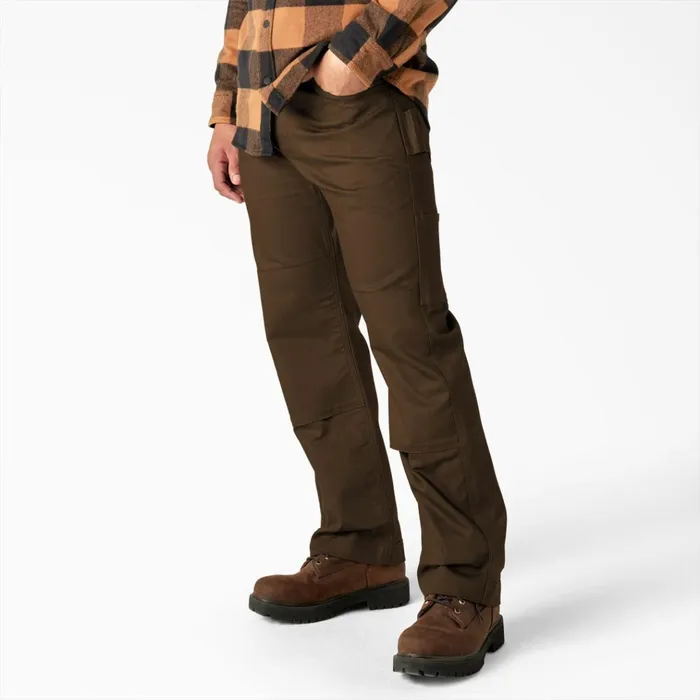 FLEX DuraTech Relaxed Fit Duck Pants Timber Brown Timber Brown tb Men Dickies Double Knee FLEX DuraTech Relaxed Fit Duck Pants Timber Brown Timber Brown tb Men Dickies Double Knee