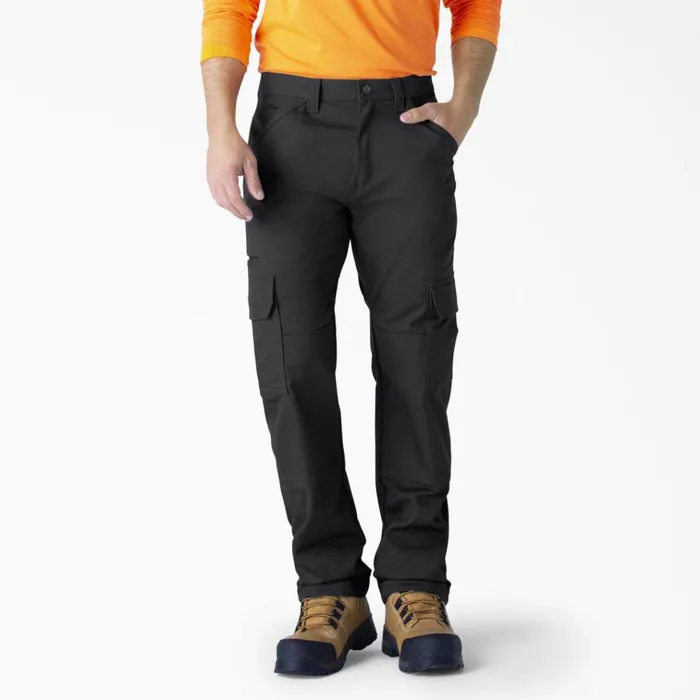 FLEX DuraTech Relaxed Fit Ripstop Cargo Pants Black Black bk Men Dickies Cargo FLEX DuraTech Relaxed Fit Ripstop Cargo Pants Black Black bk Men Dickies Cargo