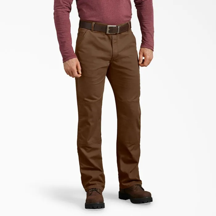 FLEX Regular Fit Duck Double Knee Pants Stonewashed Timber Brown Stonewashed Timber Brown stb Men Dickies Double Knee FLEX Regular Fit Duck Double Knee Pants Stonewashed Timber Brown Stonewashed Timber Brown stb Men Dickies Double Knee