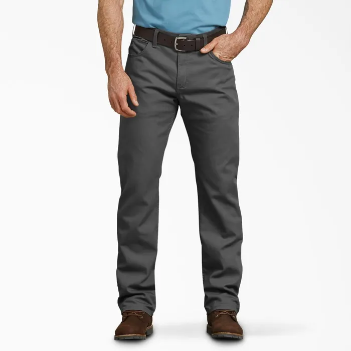 FLEX Regular Fit Duck Pants Stonewashed Gray Stonewashed Gray ssl Men Dickies Work Pants FLEX Regular Fit Duck Pants Stonewashed Gray Stonewashed Gray ssl Men Dickies Work Pants