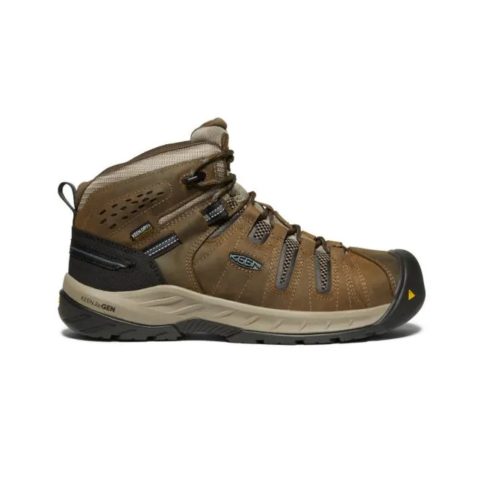 Flint II Waterproof Boot Steel Toe Cascade BrownOrion Blue Men KEEN Work Boots and Shoes Flint II Waterproof Boot Steel Toe Cascade BrownOrion Blue Men KEEN Work Boots and Shoes
