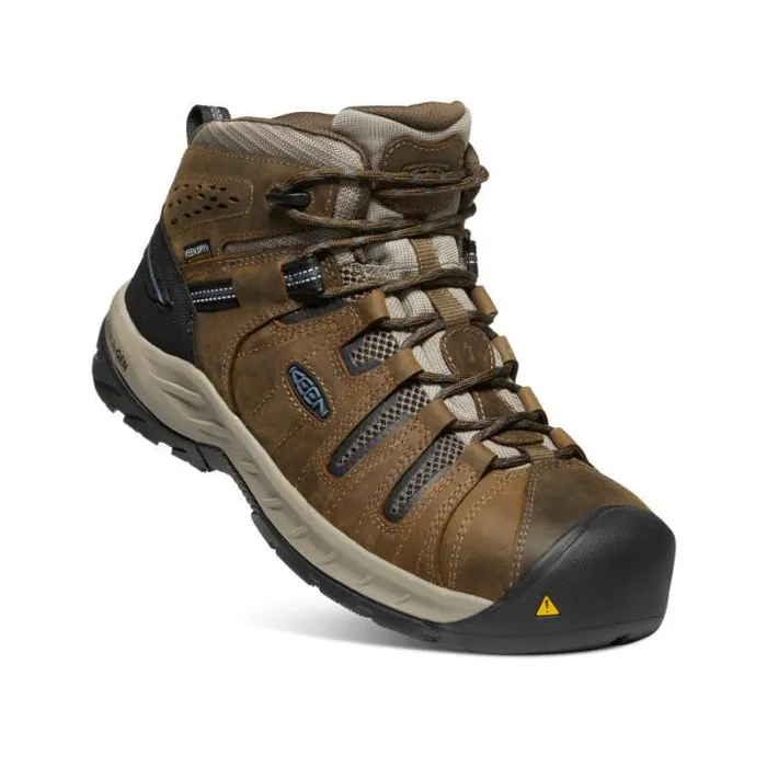 Flint II Waterproof Boot Steel Toe Cascade BrownOrion Blue Men KEEN Work Boots and Shoes Flint II Waterproof Boot Steel Toe Cascade BrownOrion Blue Men KEEN Work Boots and Shoes
