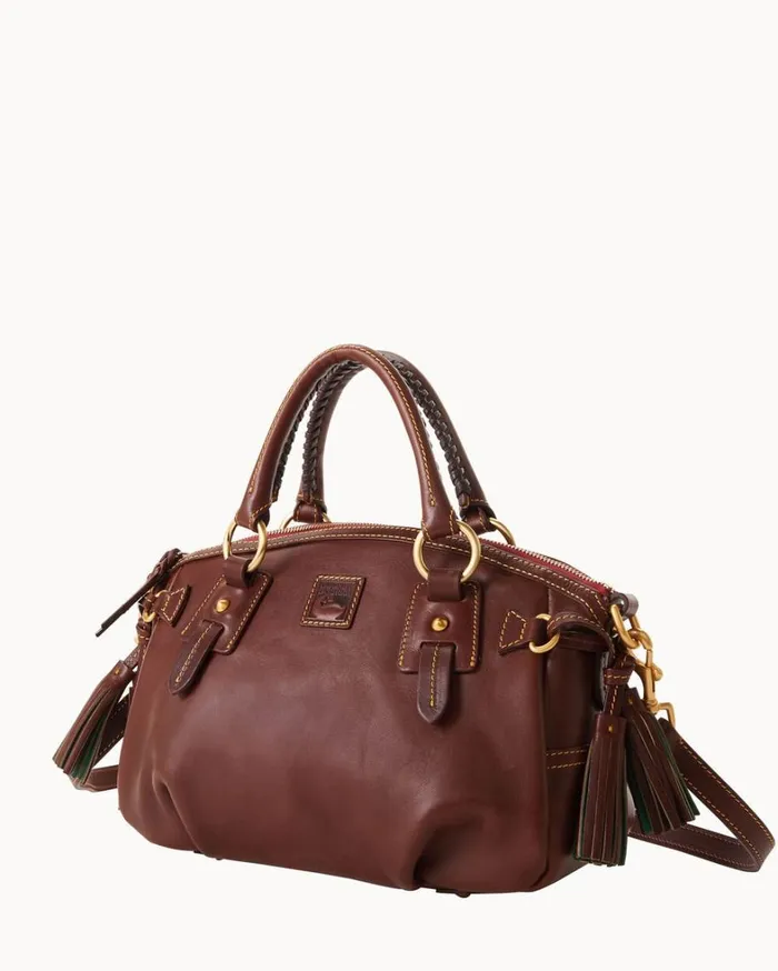 Florentine Medium Mail Satchel Chestnut Women Dooney and Bourke Satchels