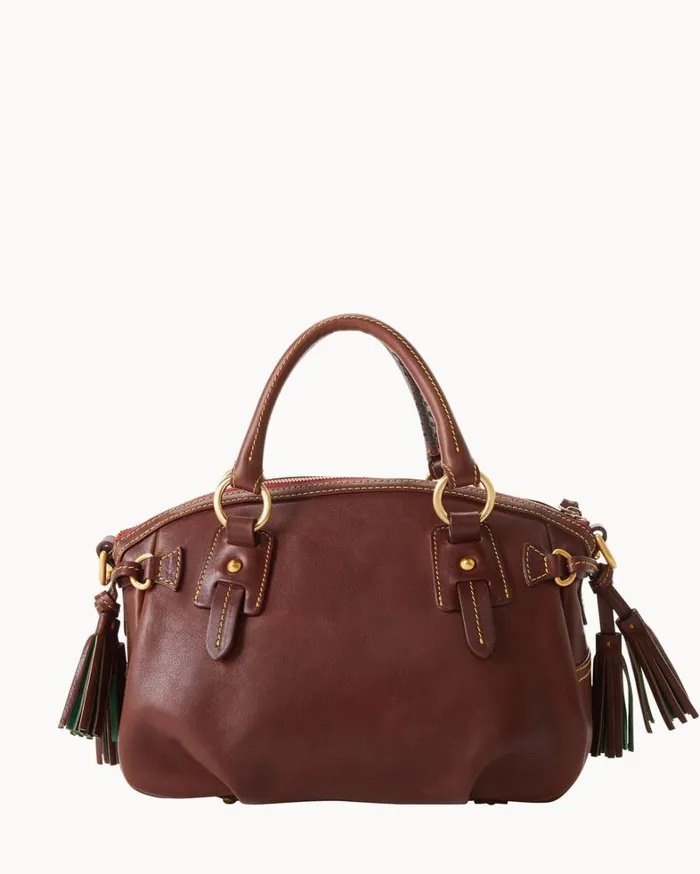 Florentine Medium Mail Satchel Chestnut Women Dooney and Bourke Satchels