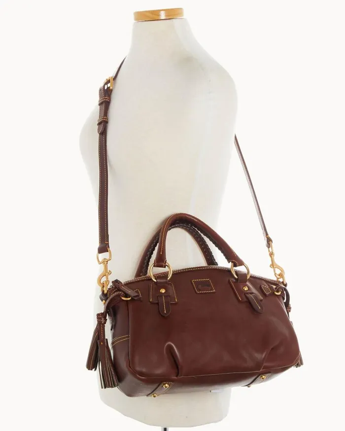 Florentine Medium Mail Satchel Chestnut Women Dooney and Bourke Satchels