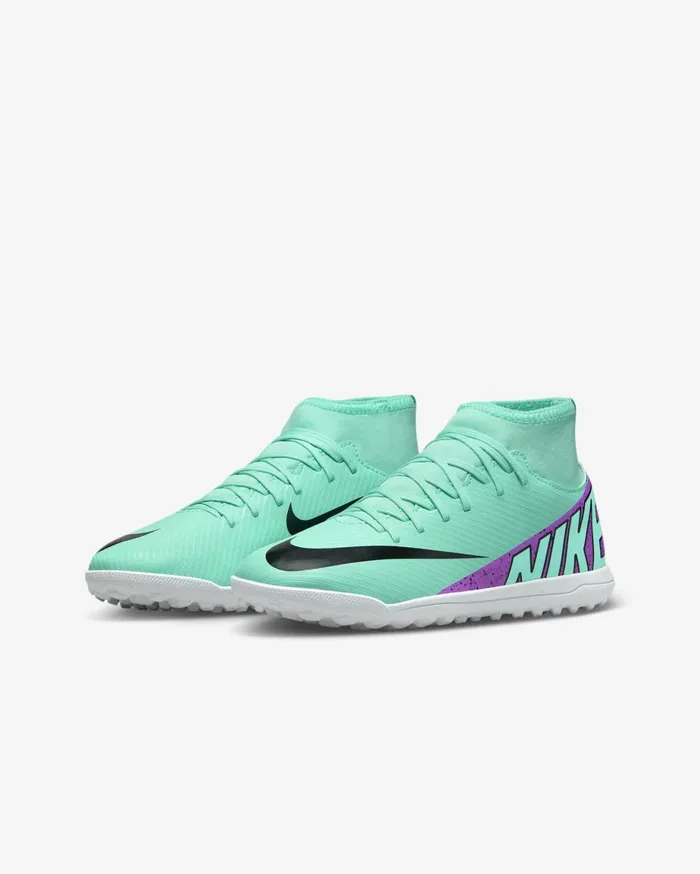 Football Kids Nike Jr Mercurial Superfly 9 Club Hyper Turquoiseblackwhitefuchsia Dream