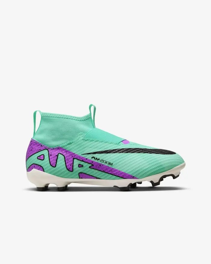 Football Kids Nike Jr Mercurial Superfly 9 Pro Hyper Turquoiseblackwhitefuchsia Dream
