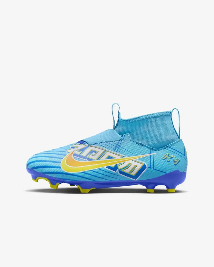 Football Kids Nike Jr Mercurial Zoom Superfly 9 Academy KM FGMG Baltic Bluewhite Football Kids Nike Jr Mercurial Zoom Superfly 9 Academy KM FGMG Baltic Bluewhite