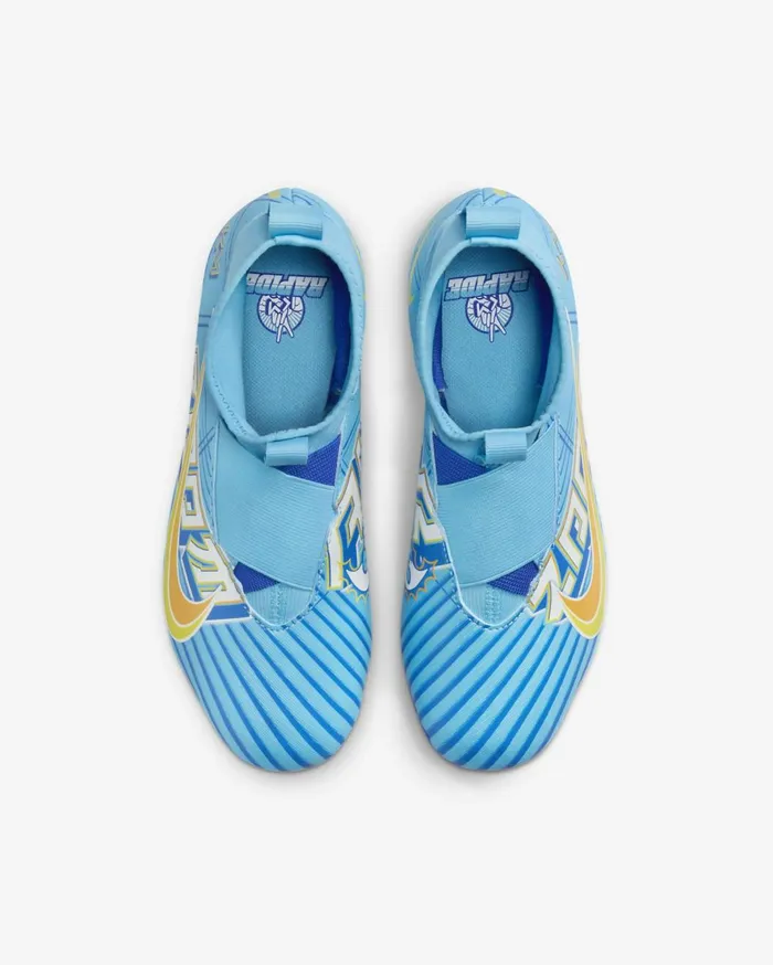 Football Kids Nike Jr Mercurial Zoom Superfly 9 Academy KM FGMG Baltic Bluewhite