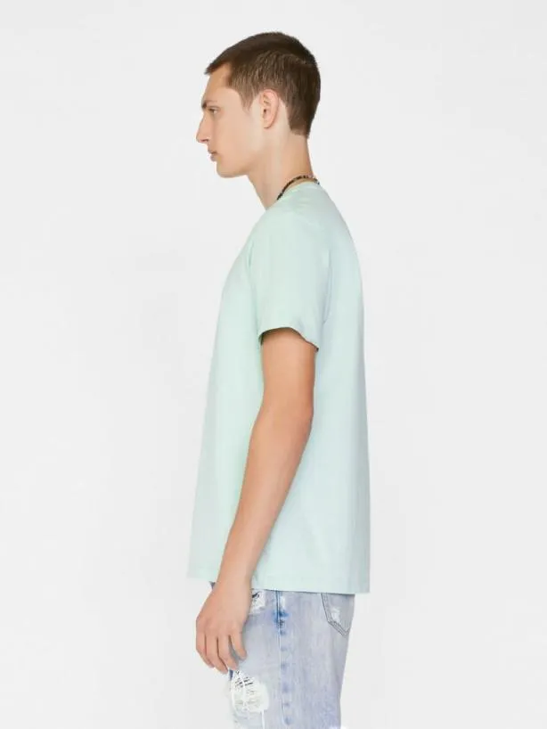 Frame FRAME Logo Tee In Mint Blue Mint Blue Men Tees