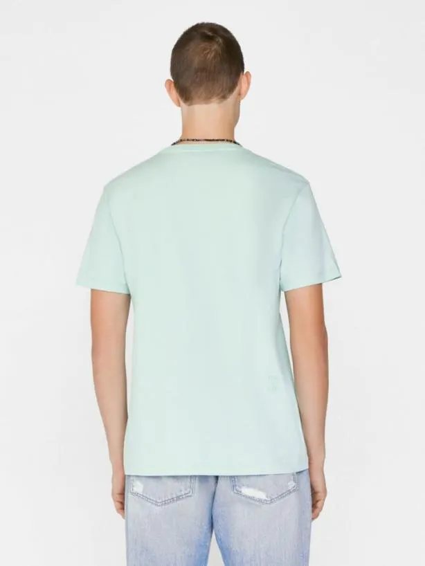 Frame FRAME Logo Tee In Mint Blue Mint Blue Men Tees
