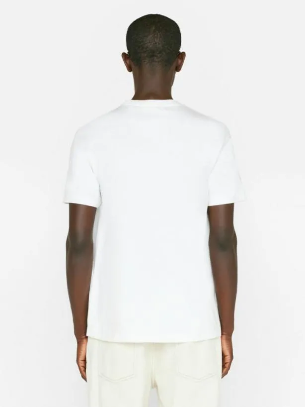 Frame Graphic Tee In Blanc Pop Rose Blanc W Pop Rose Men Tees Frame Graphic Tee In Blanc Pop Rose Blanc W Pop Rose Men Tees
