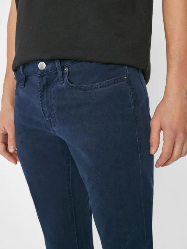 Frame L039Homme Slim Brushed Twill In Navy Navy Men Pants and Shorts Frame L039Homme Slim Brushed Twill In Navy Navy Men Pants and Shorts
