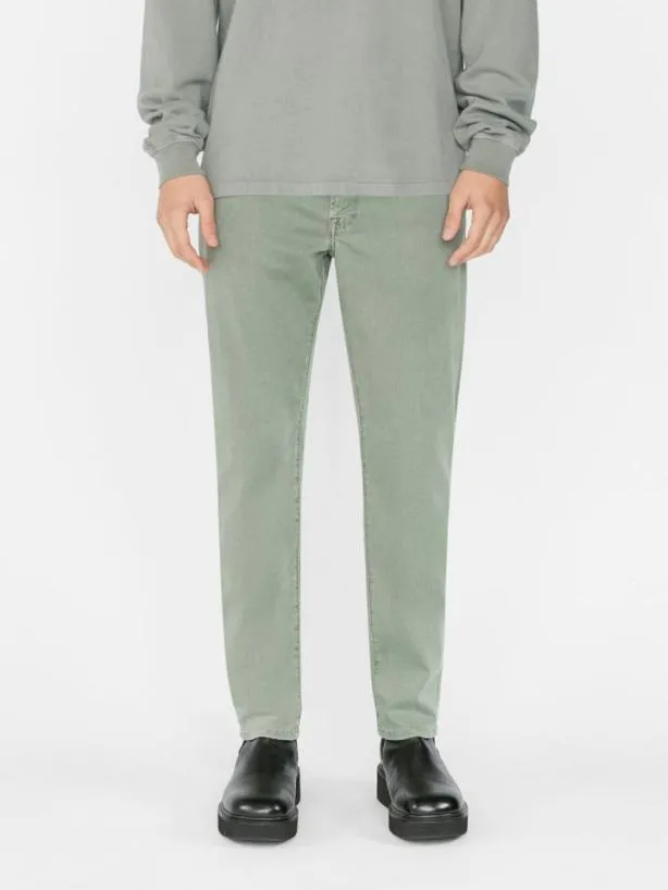 Frame L039Homme Slim Brushed Twill In Washed Military Washed Military Men Pants and Shorts Frame L039Homme Slim Brushed Twill In Washed Military Washed Military Men Pants and Shorts