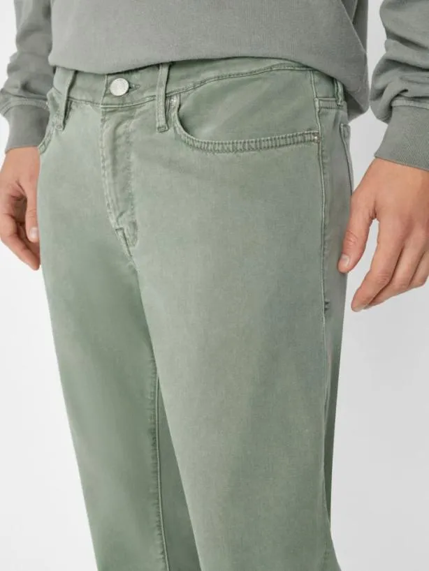 Frame L039Homme Slim Brushed Twill In Washed Military Washed Military Men Pants and Shorts Frame L039Homme Slim Brushed Twill In Washed Military Washed Military Men Pants and Shorts