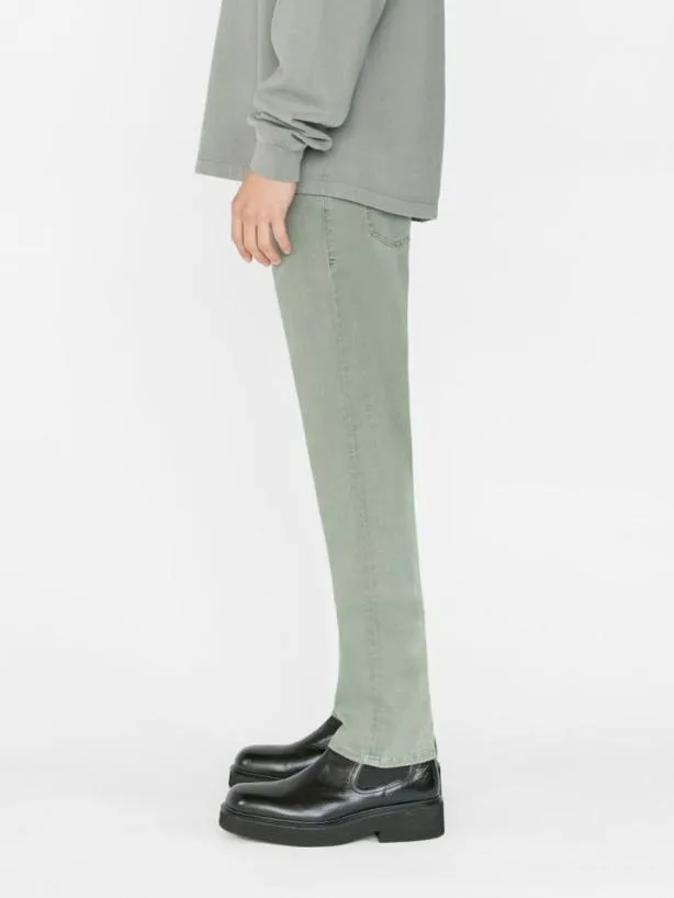 Frame L039Homme Slim Brushed Twill In Washed Military Washed Military Men Pants and Shorts Frame L039Homme Slim Brushed Twill In Washed Military Washed Military Men Pants and Shorts