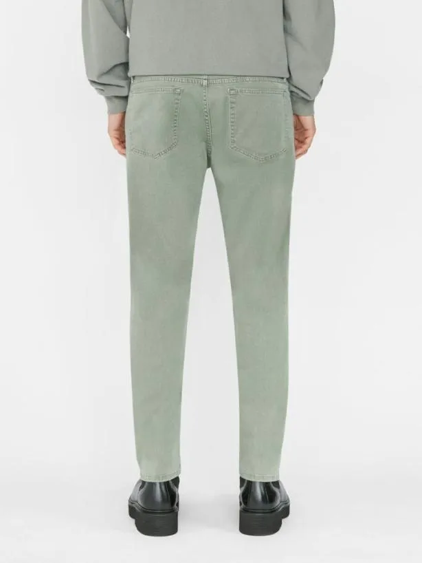 Frame L039Homme Slim Brushed Twill In Washed Military Washed Military Men Pants and Shorts Frame L039Homme Slim Brushed Twill In Washed Military Washed Military Men Pants and Shorts