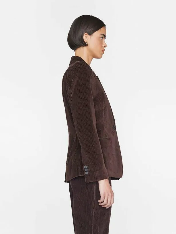 Frame The Corduroy Femme Blazer In Espresso Espresso Women Jackets and Coats Frame The Corduroy Femme Blazer In Espresso Espresso Women Jackets and Coats