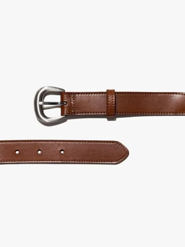 Frame Timeless Buckle Belt In WhiskeySilver Whiskeysilver Women Accessories