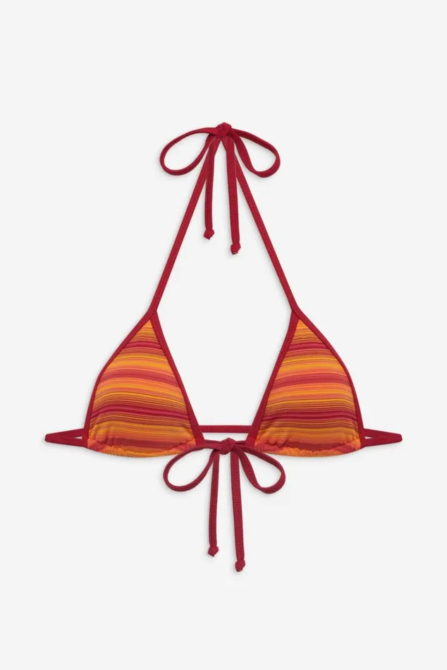Frankies Bikinis Coastal Micro Bikini Top Harvest Moon Women Bikinis