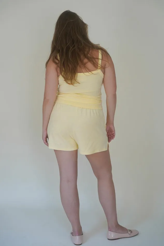 Frankies Bikinis X DJERF AVENUE Terry Shorts Baby Sun Women Bottoms