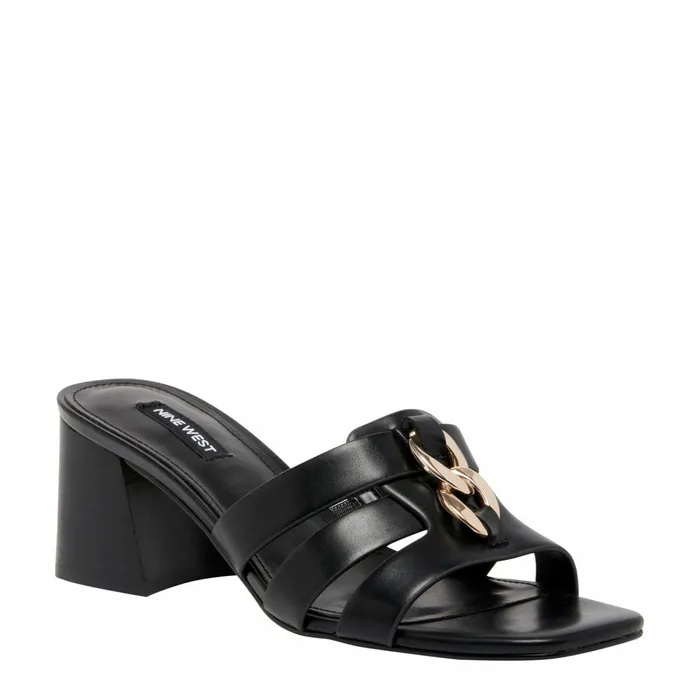 GIPPER Black Women Nine West Sandals