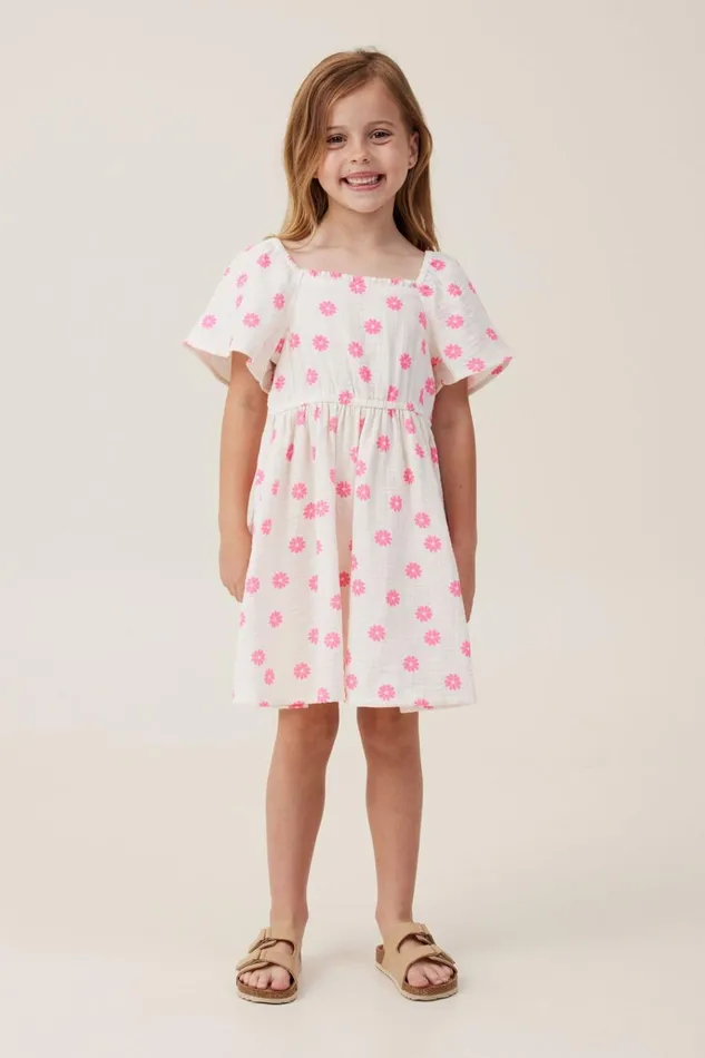 Girls Dresses Cotton On Paige Short Sleeve Dress Rainy Daydemi Daisy Girls Dresses Cotton On Paige Short Sleeve Dress Rainy Daydemi Daisy