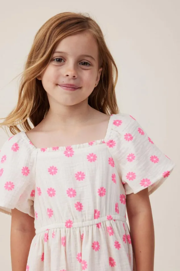 Girls Dresses Cotton On Paige Short Sleeve Dress Rainy Daydemi Daisy Girls Dresses Cotton On Paige Short Sleeve Dress Rainy Daydemi Daisy