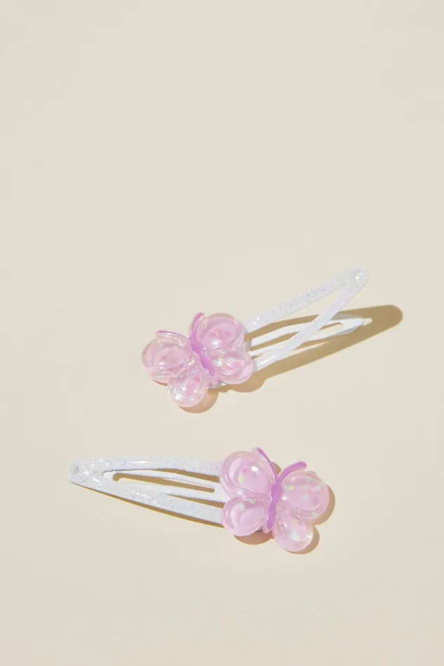 Girls Hair Accessories Cotton On Sadie Snap Clips Lavender Dreams Glitter Butterflies Girls Hair Accessories Cotton On Sadie Snap Clips Lavender Dreams Glitter Butterflies