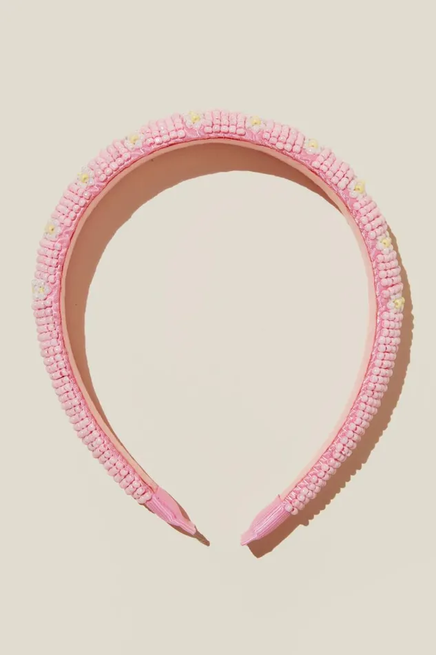 Girls Hair Accessories Cotton On Sophia Luxe Headband Blush Pinkflowers Girls Hair Accessories Cotton On Sophia Luxe Headband Blush Pinkflowers