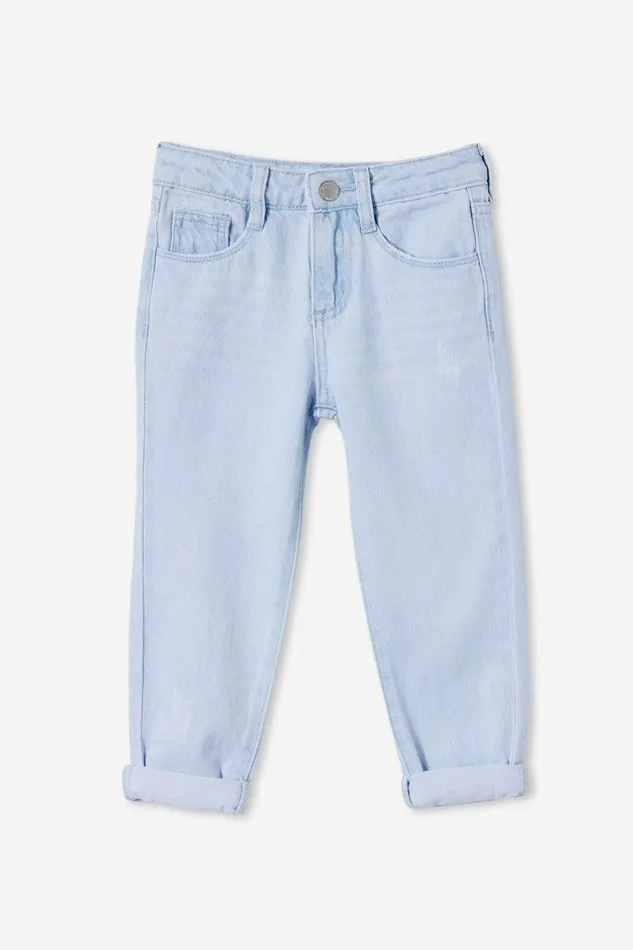 Girls Leggings Pants and Jeans Cotton On India Mom Jean Bleach Blue Wash Girls Leggings Pants and Jeans Cotton On India Mom Jean Bleach Blue Wash