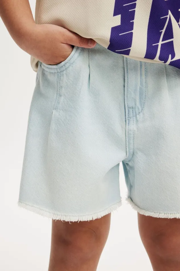 Girls Shorts Skirts and Playsuits Cotton On Kyla Denim Short Bleach Blue Wash Girls Shorts Skirts and Playsuits Cotton On Kyla Denim Short Bleach Blue Wash