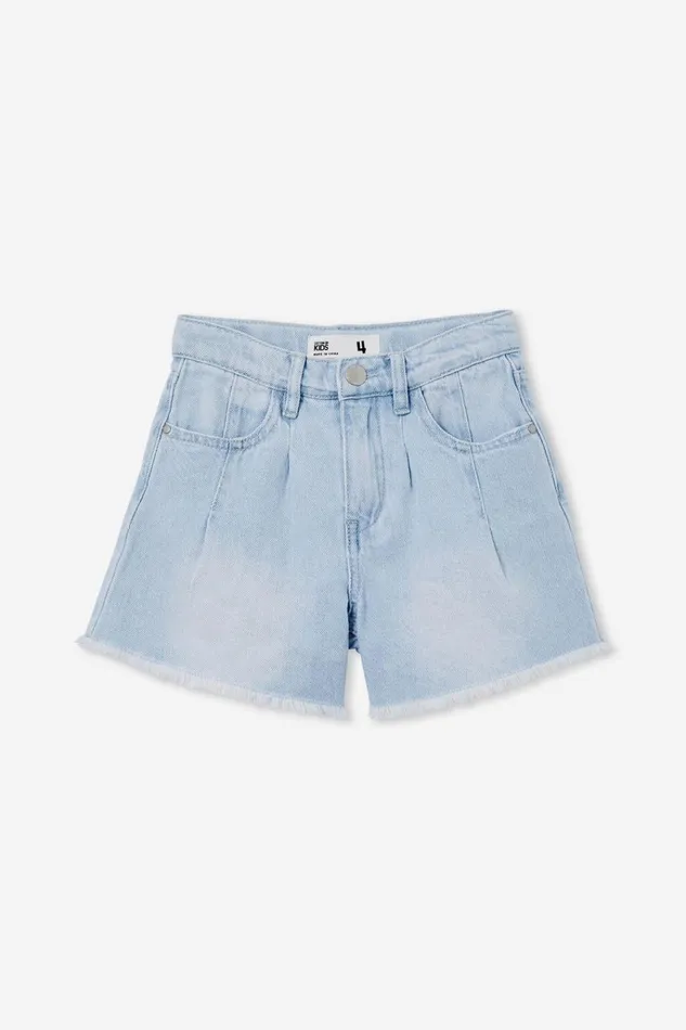 Girls Shorts Skirts and Playsuits Cotton On Kyla Denim Short Bleach Blue Wash Girls Shorts Skirts and Playsuits Cotton On Kyla Denim Short Bleach Blue Wash