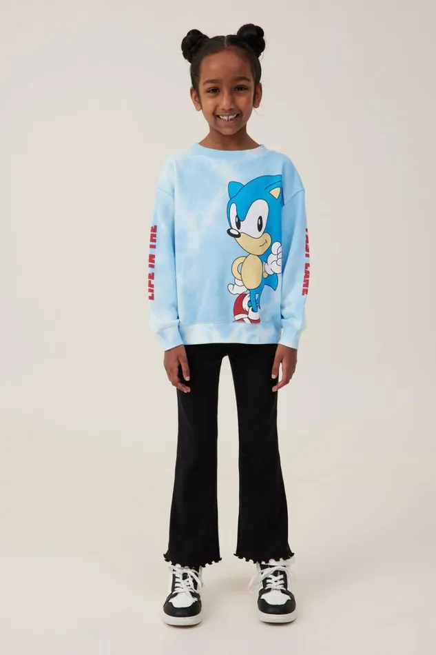 Girls Sweatshirts and Sweatpants Cotton On License Dusty Fleece Crew Neck Lcn Seg Sonic Life In The Fast Lanesky Haze Girls Sweatshirts and Sweatpants Cotton On License Dusty Fleece Crew Neck Lcn Seg Sonic Life In The Fast Lanesky Haze