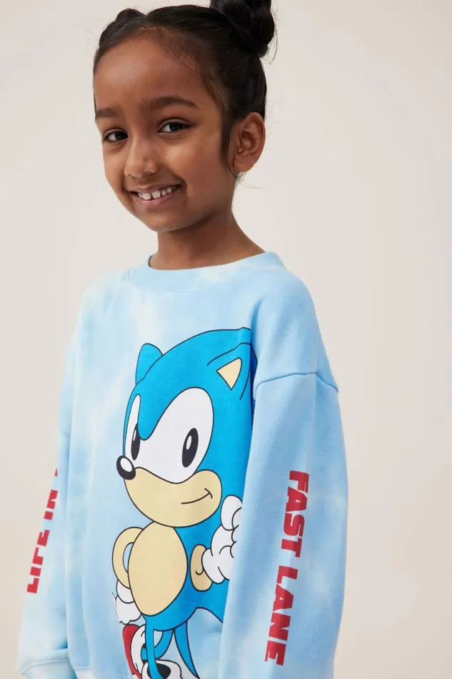 Girls Sweatshirts and Sweatpants Cotton On License Dusty Fleece Crew Neck Lcn Seg Sonic Life In The Fast Lanesky Haze Girls Sweatshirts and Sweatpants Cotton On License Dusty Fleece Crew Neck Lcn Seg Sonic Life In The Fast Lanesky Haze