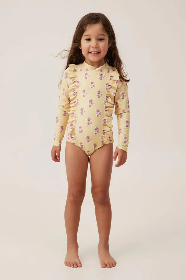 Girls Swimwear Cotton On Lydia One Piece Raffiaflora Flower Stamp Girls Swimwear Cotton On Lydia One Piece Raffiaflora Flower Stamp