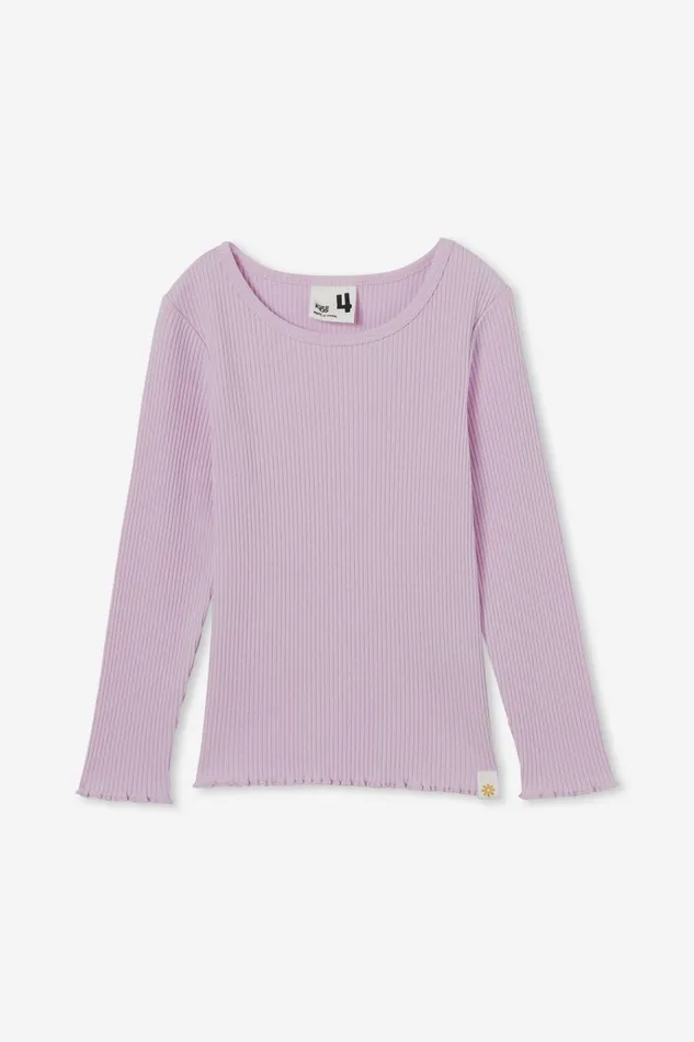Girls Tops and TShirts Cotton On Jade Crew Pale Violet Girls Tops and TShirts Cotton On Jade Crew Pale Violet