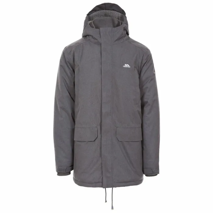 Glover Waterproof Jacket Dark Grey Marl Men Trespass Waterproof Jackets