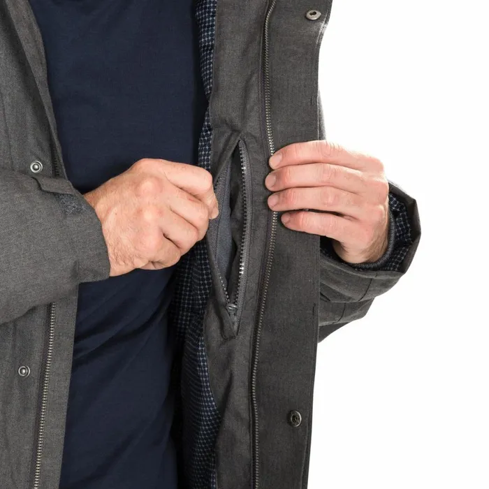 Glover Waterproof Jacket Dark Grey Marl Men Trespass Waterproof Jackets