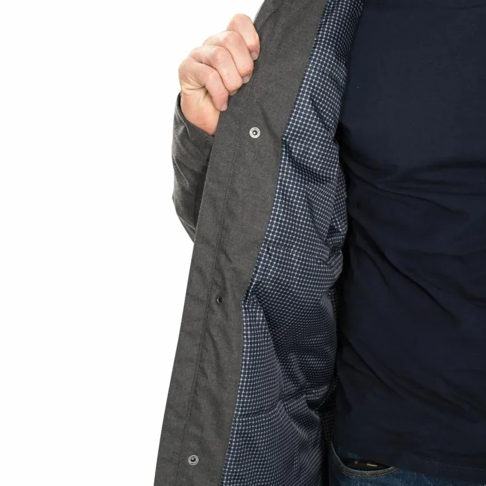Glover Waterproof Jacket Dark Grey Marl Men Trespass Waterproof Jackets