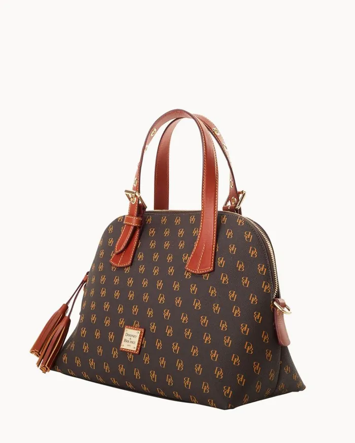 Gretta Small Audrey Brown Tmoro Women Dooney and Bourke Satchels Gretta Small Audrey Brown Tmoro Women Dooney and Bourke Satchels