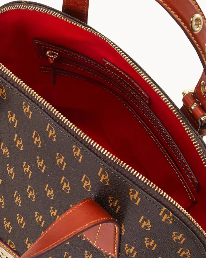 Gretta Small Audrey Brown Tmoro Women Dooney and Bourke Satchels Gretta Small Audrey Brown Tmoro Women Dooney and Bourke Satchels