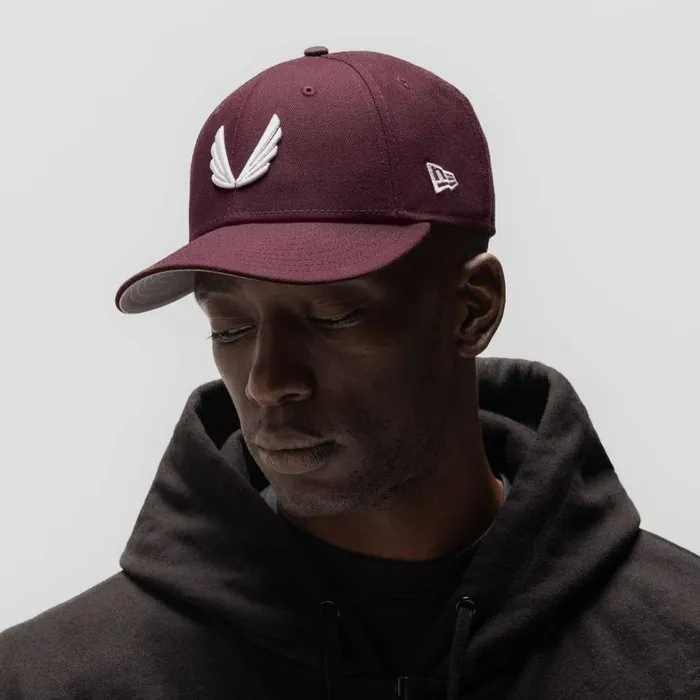 Hats and Headwear Men ASRV New Era 59Fifty Low Profile Hat Maroonwhite wings