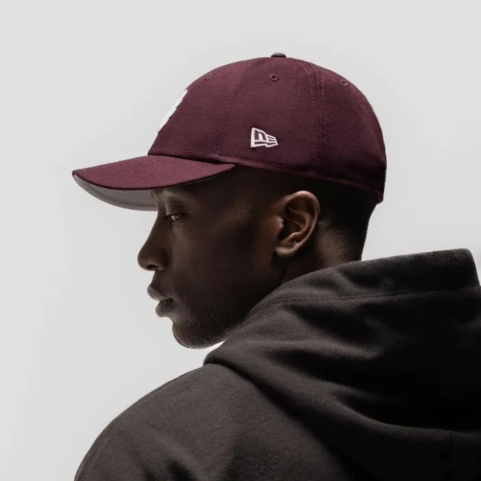 Hats and Headwear Men ASRV New Era 59Fifty Low Profile Hat Maroonwhite wings