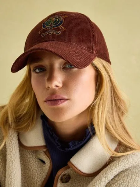 Hats Gloves and Scarves MenWomen Joules Burgundy Corduroy Cap