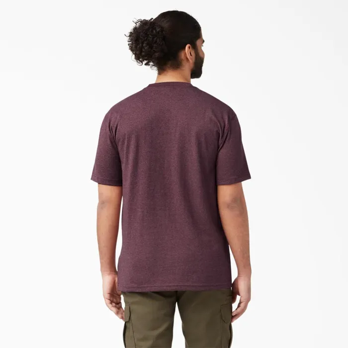 Heavyweight Heathered Short Sleeve Pocket TShirt Burgundy Burgundy byd Men Dickies TShirts Heavyweight Heathered Short Sleeve Pocket TShirt Burgundy Burgundy byd Men Dickies TShirts