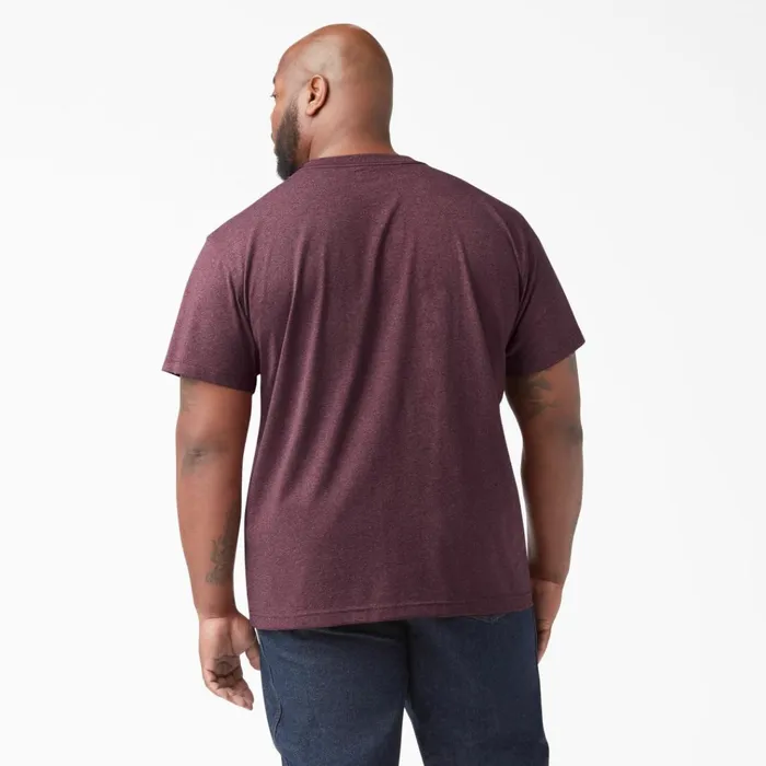 Heavyweight Heathered Short Sleeve Pocket TShirt Burgundy Burgundy byd Men Dickies TShirts Heavyweight Heathered Short Sleeve Pocket TShirt Burgundy Burgundy byd Men Dickies TShirts