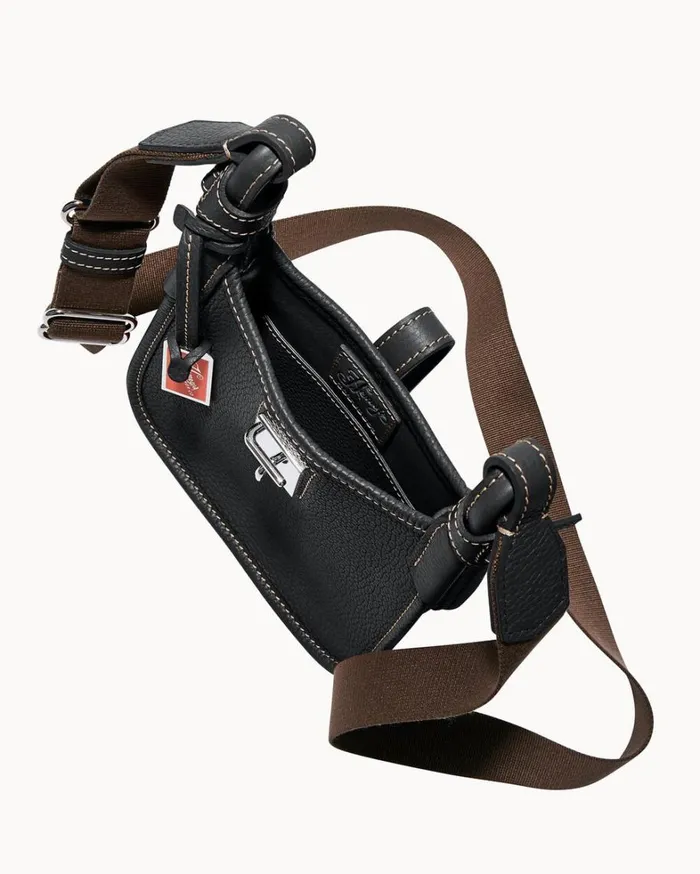 Henrys Mini Crossbody Black Women Dooney and Bourke Crossbodies Henrys Mini Crossbody Black Women Dooney and Bourke Crossbodies