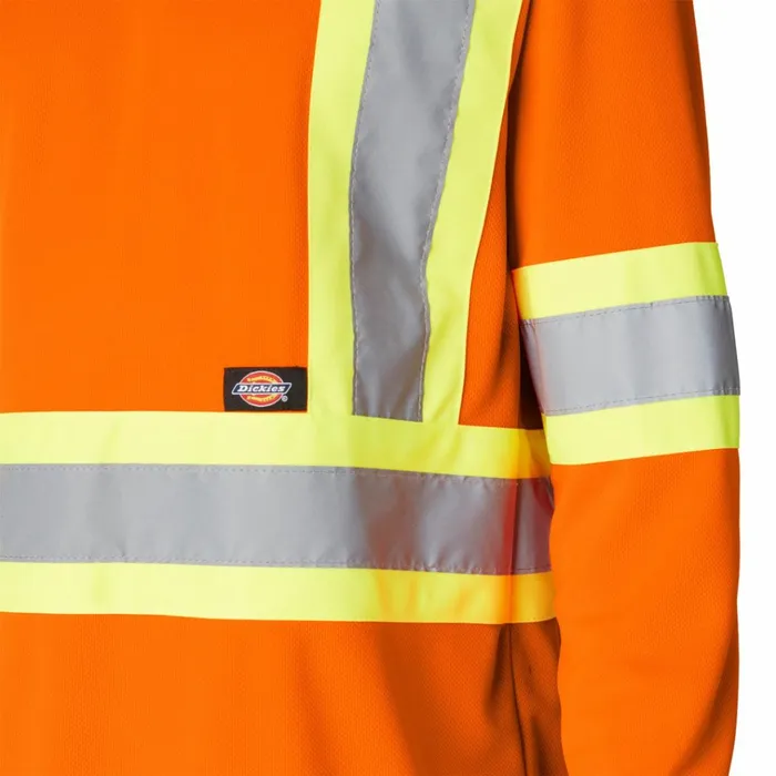 Hi Vis Safety Long Sleeve TShirt ANSI Orange Ansi Orange ao Men Dickies Hi Vis Hi Vis Safety Long Sleeve TShirt ANSI Orange Ansi Orange ao Men Dickies Hi Vis