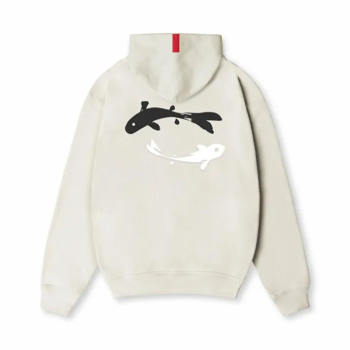 Hoodies and Sweatshirts Men ASRV TechTerry Zip Pocket Hoodie Stone 034koi034